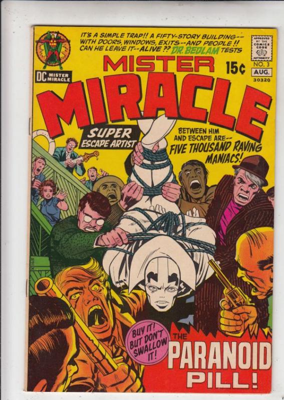 Mister Miracle #3 (Aug-71) NM- High-Grade Scott Free (Mister Miracle)