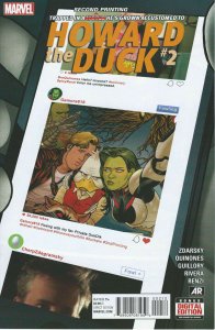 Howard the Duck (4th Series) #2 (2nd) VF ; Marvel | Chip Zdarsky