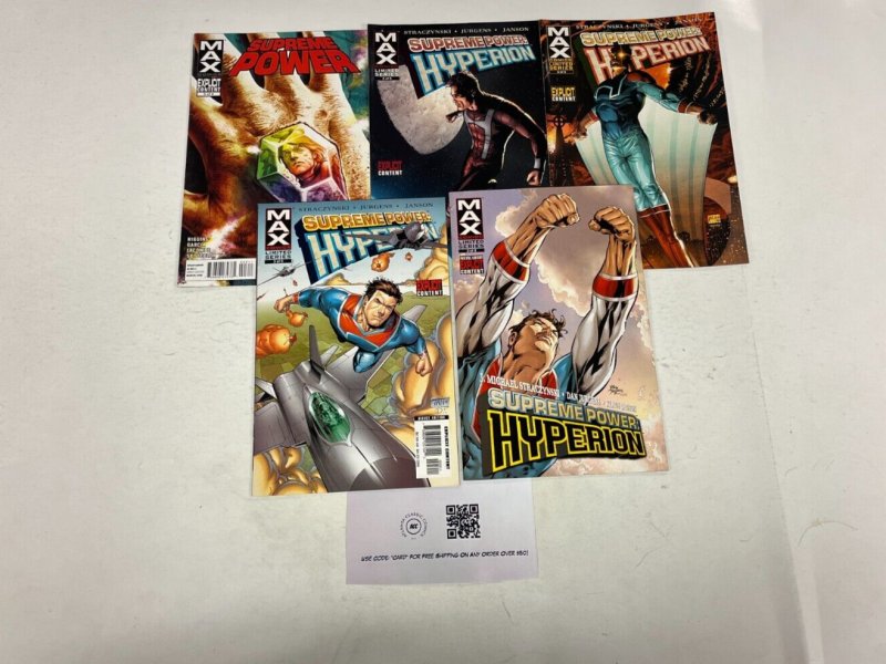 5 Marvel Max Comics Books Supreme Power 3 Hyperion 2 3 4 5 53 JW20
