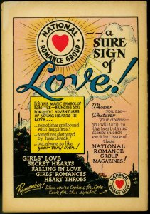 GIRLS' ROMANCES #49 1958-DC COMICS-SWIMSUIT & SNOWBALL  VG