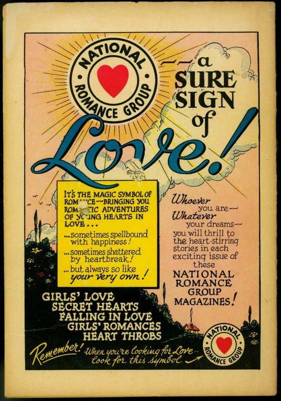 GIRLS' ROMANCES #49 1958-DC COMICS-SWIMSUIT & SNOWBALL  VG