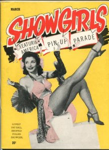 MAG: SHOWGIRLS #1-MAR 1942-AMERICA'S PIN-UP PARADE-SOUTHERN STATES-vf