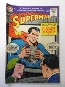 Superman #98 (1955) GD/VG Condition 3 in tear bc