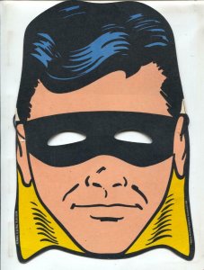 Batman & Robin Face Mask 1966-GE Television premium-2 sided-VF-