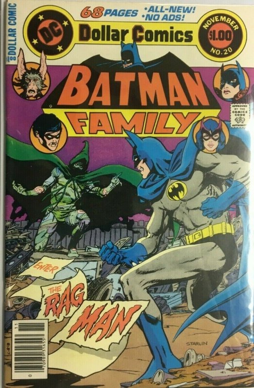 Batman family (last issue) #20 6.0 FN (1978)