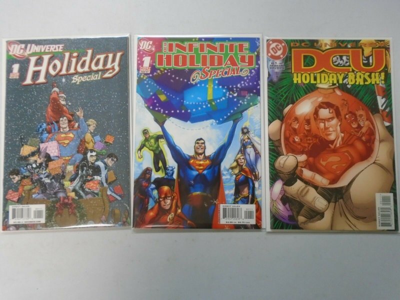DC Holiday Specials set of 3 different comics 8.0 VF (2007-09)