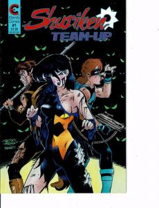 Lot Of 2 Comic Books Eternity Shuriken Team-Up #1 and Shuriken #1ON7