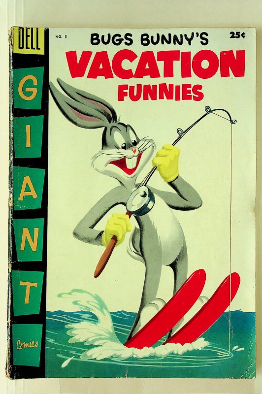 Bugs Bunny's Vacation Funnies #5 (1955, Dell) - Good- 