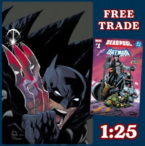 MARVEL/DC: DEADPOOL/BATMAN 1 ? 1:25 RATIO VIRGIN 4TH PRINTING VARIANT