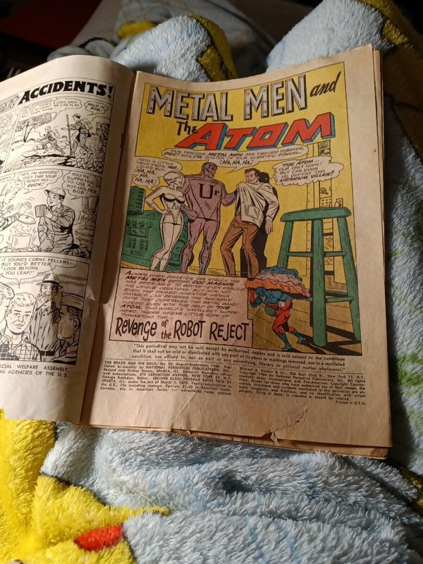 DC The Brave And The Bold Metal Men And The Atom September 1964 #55 silver age