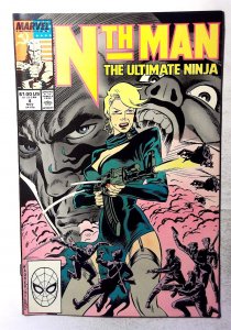 Nth Man the Ultimate Ninja #4 (1989) Marvel Comics 1st Print Comic Book