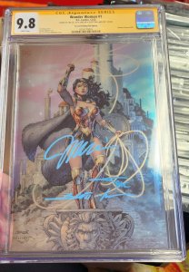 Wonder Woman #1 - Signed J. Lee, S. Williams, A. Sinclair (CGC Sig 9.8) 2023