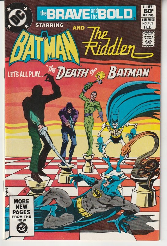 Brave and The Bold(vol. 1) #  183 Batman and the Riddler