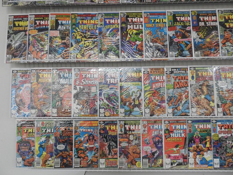 Marvel Two-in-One Complete Set #'s 1-100, and Annuals #'s 1-7! Avg ...
