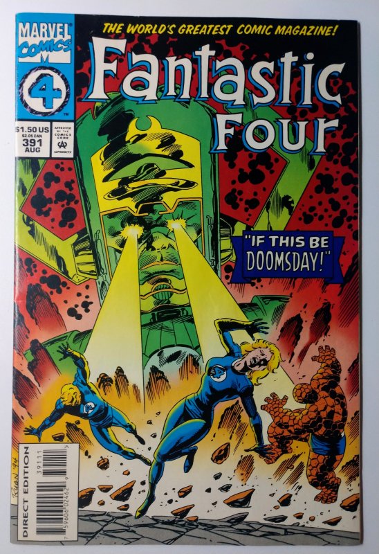 Fantastic Four #391 (7.5, 1994) 1st app of Vibraxas, 1st cameo app of Devlor