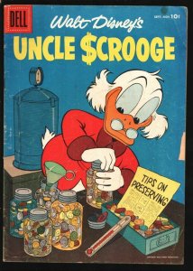 Uncle Scrooge #15 1956-Dell-Carl Barks art-Walt Disney-VG