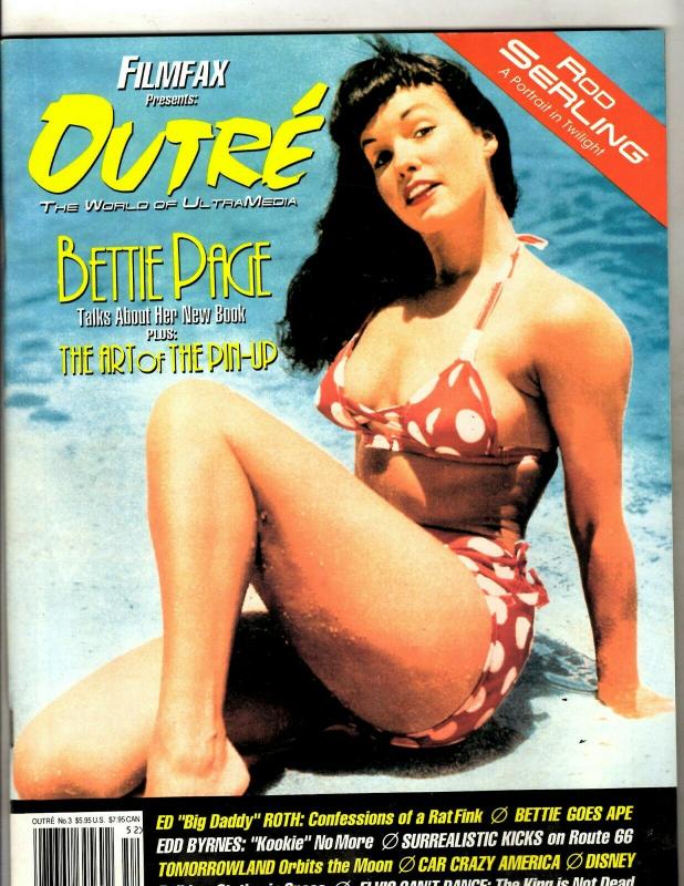 Filmfax Presents Outre World Of Ultra Media Bettie Page Art Of Pin-Up # 3 JF30