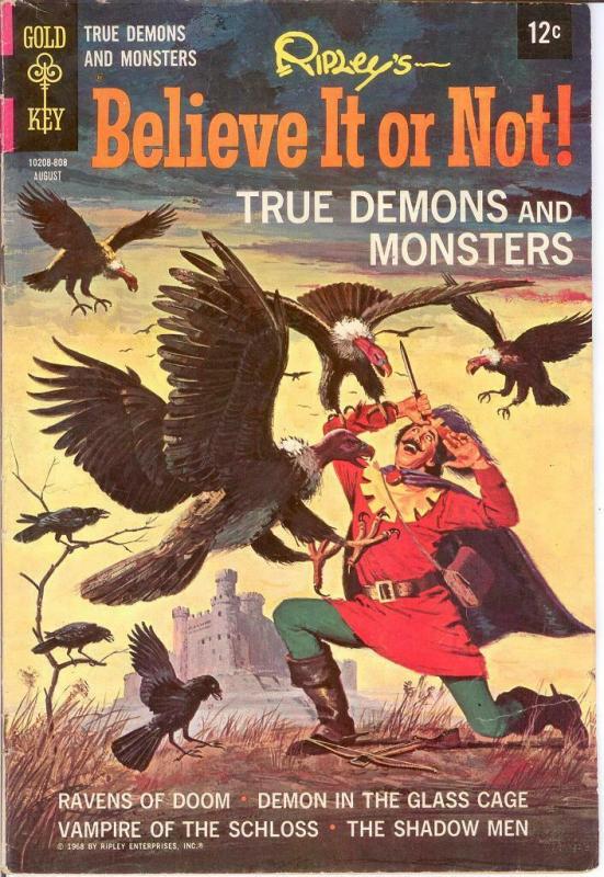RIPLEYS BELIEVE IT OR NOT 10 VG-F Aug. 1968 COMICS BOOK