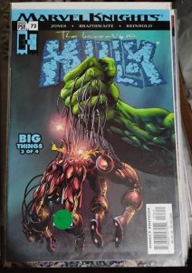 incredible Hulk # 73  2004 vol 2 Marvel disney  BIG THINGS Pt 3   iron man