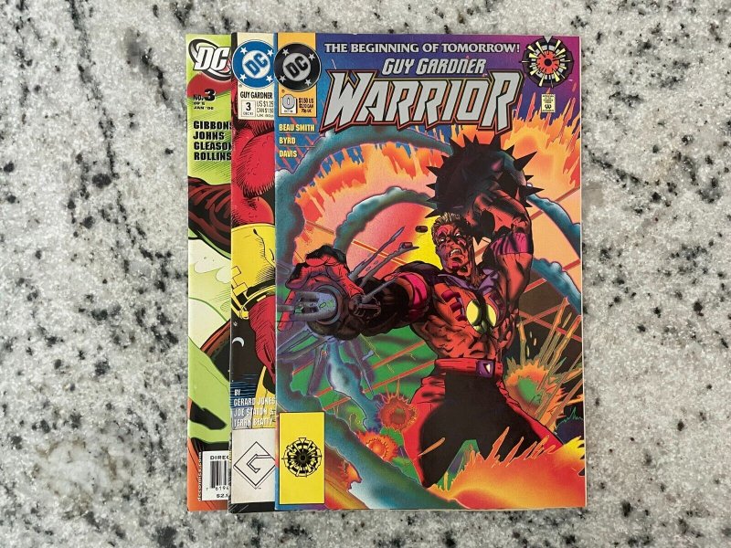 3 DC Comic Books Guy Gardner Warrior 0 3 + Corps Recharge 3 Batman Flash 77 J855