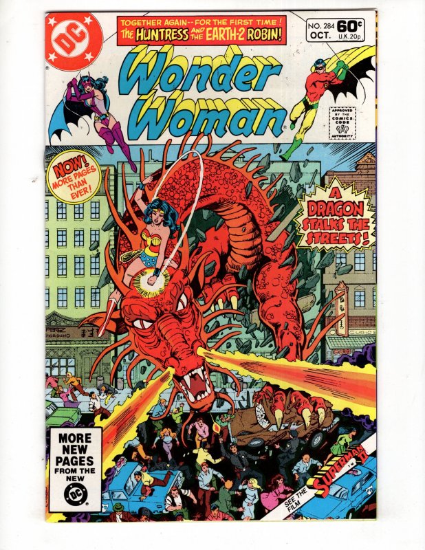Wonder Woman #284  (1981) HUNTRESS EARTH 2 ROBIN / ID#977
