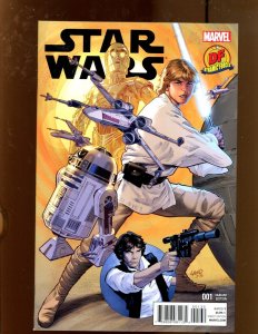 Star Wars #1 - Greg Lard Exclusive Cover With COA! (9.0/9.2) 2015