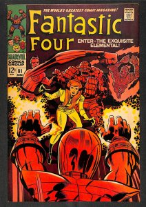 Fantastic Four #81 VG/FN 5.0 Marvel Comics