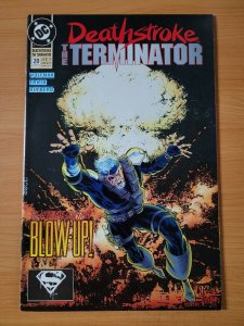 Deathstroke Terminator #20 ~ el dólar bin ~ 1993 Dc Comics 