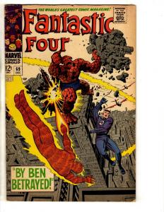 Fantastic Four # 69 FN- Marvel Comic Book Thing Dr. Doom Human Torch Storm J313