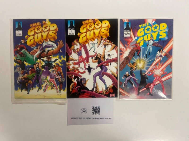 3 The Good Guys Defiant Comic Books # 1 2 3 77 JS27