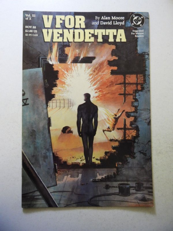 V for Vendetta #3 (1988) VF+ Condition