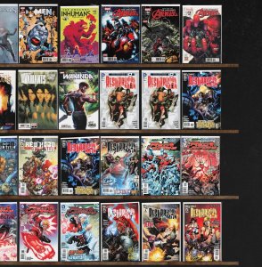 Huge Lot 140+ Comics with Red Lanterns, Uncanny Inhumans & More!