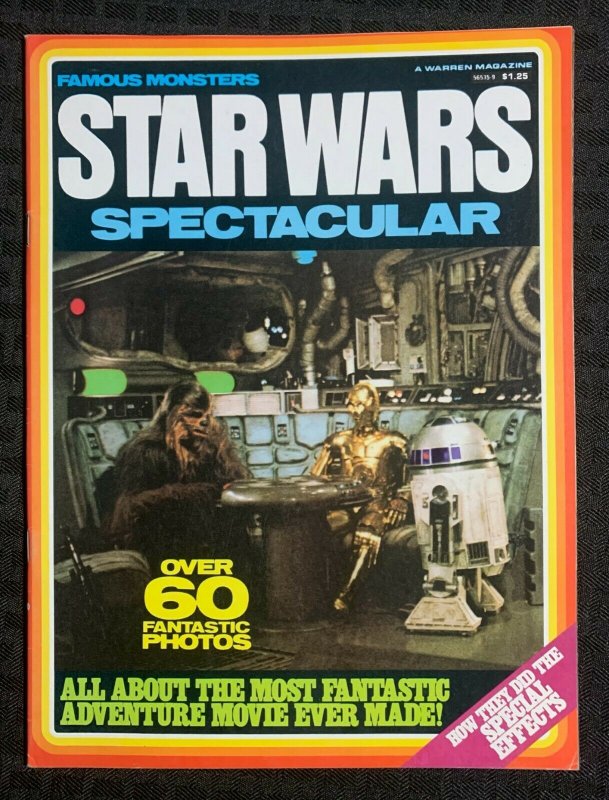 1977 STAR WARS SPECTACULAR Warren Magazine FN+ 6.5 Over 60 Fantastic Photos