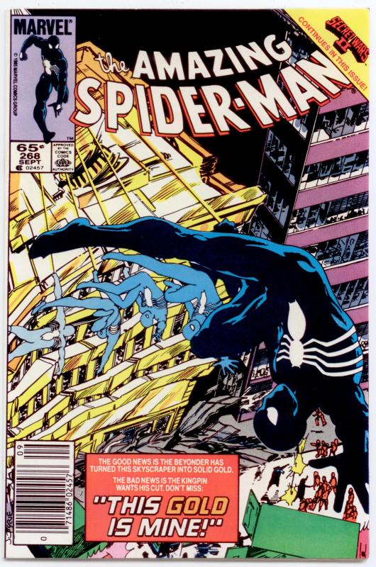 Amazing Spider-Man #268 VERY HIGH GRADE  Byrne cover  ($1 comb. shipping)