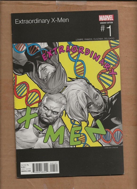 EXTRAORDINARY X-MEN  #1   HIP HOP VARIANT COVER MARVEL COMICS 