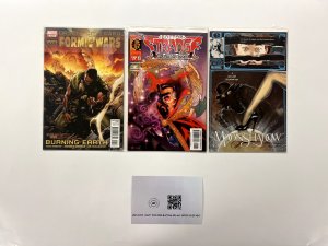 3 Marvel Comics Moon Shadow# 10 + Doctor Strange# 1 + Formic Wars# 4 6 JS14