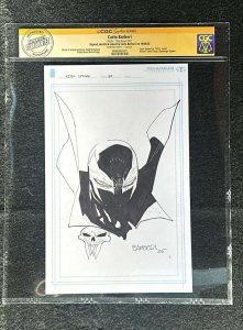 KING SPAWN #50 IMAGE 2025 1:1000 SIGNED/SKETCHED BY CARLO BARBERI SIGNED CGC SS