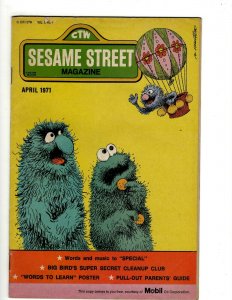 Sesame Street Magazeine Vol. # 1 # 4 1971 Cookie Monster Mobil Oil Corp. EJ8