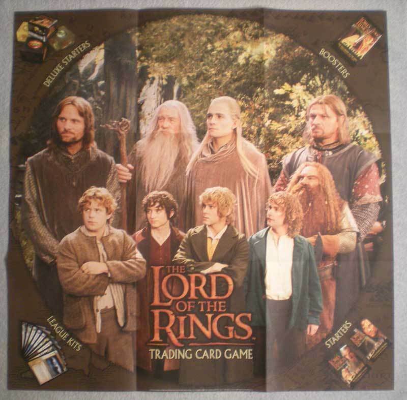 LORD OF THE RINGS Promo poster, 27x27, 2001, Unused, more Promos in store