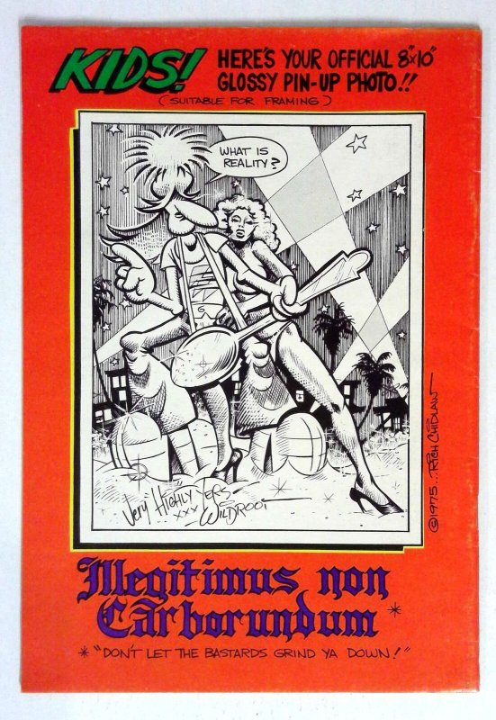 Cocaine Comix #1 Junkie Hollywood William Stout Last Gasp (1975) FN/VF