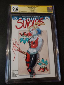 SUICIDE SQUAD #1 CGC 9.6 SIGNATURE SERIES SIGNED BY BILLY TUCCI TERRIFICON
