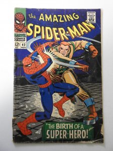 The Amazing Spider-Man #42 (1966) GD+ Condition 1 1/2 in spine split