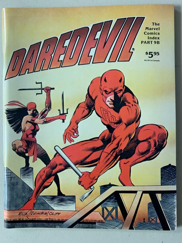 Marvel Comics Index #9B Daredevil 8.0 VF (1982)