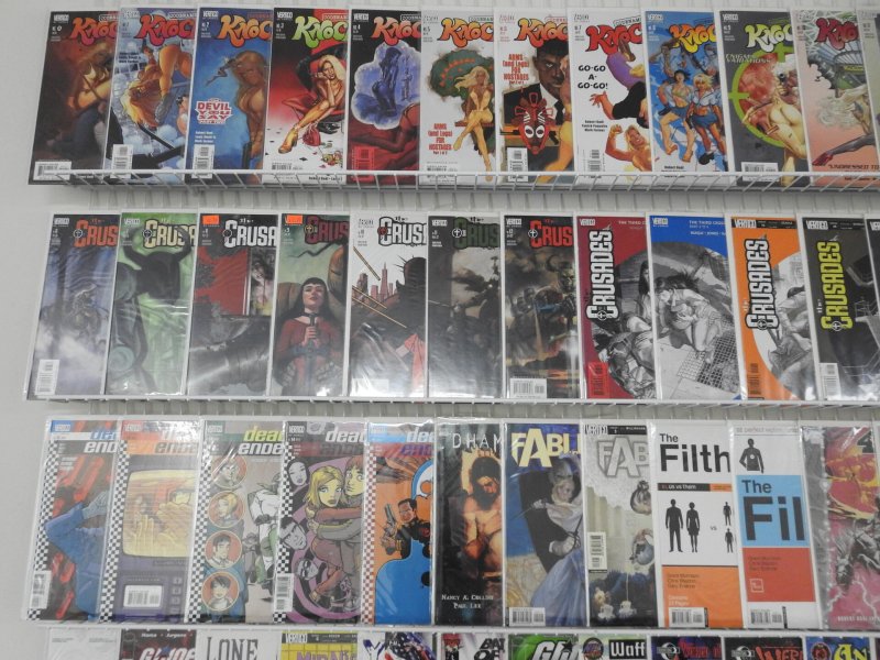 Huge Lot 140+ Comics W/ Dead Enders, Knockout, Crusades+ Avg VF Condition!