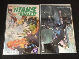 TITANS UNITED #1 Two Cover Versions, VFNM Condition 