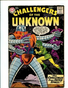 CHALLENGERS OF THE UNKNOWN #12 (4.0) CHALLENGER FROM OUTER SPACE!! 1960