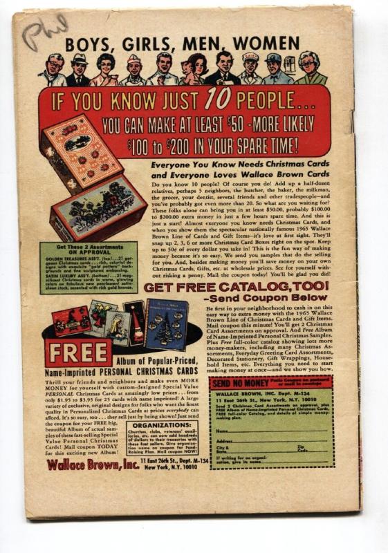 JOURNEY INTO MYSTERY #120-SILVER AGE MARVEL-THOR--JACK KIRBY  g+