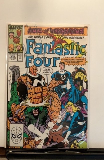 Run of Fantastic Four #331-335 (1989)
