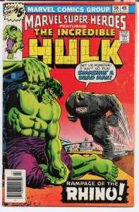 Marvel Super-Heroes #58 (1976) Hulk