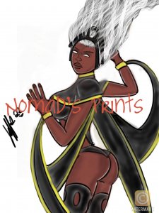 Storm X-men Art Print 11x14